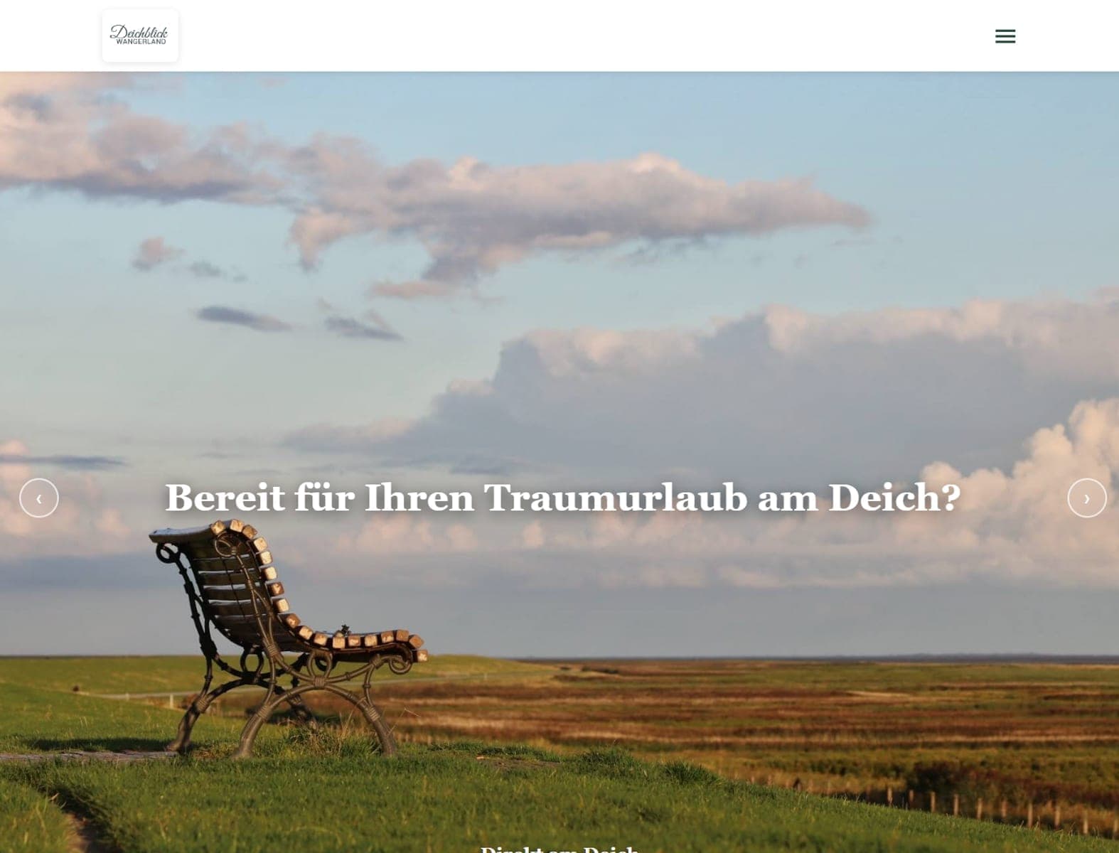 Deichblick Wangerland — Website