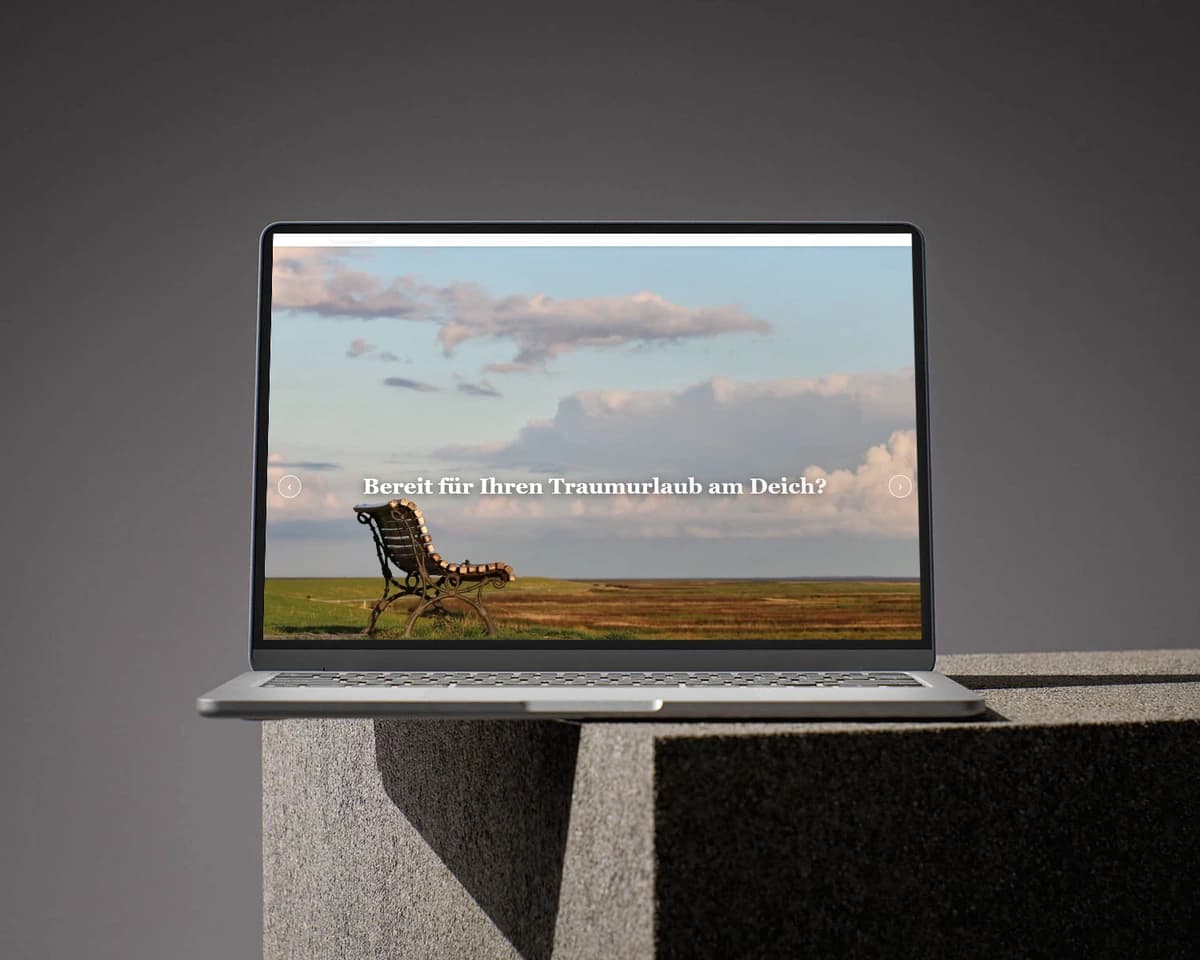 Deichblick Wangerland — The work in use