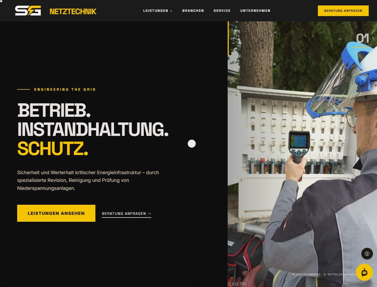 SG Netztechnik — Marke & Website